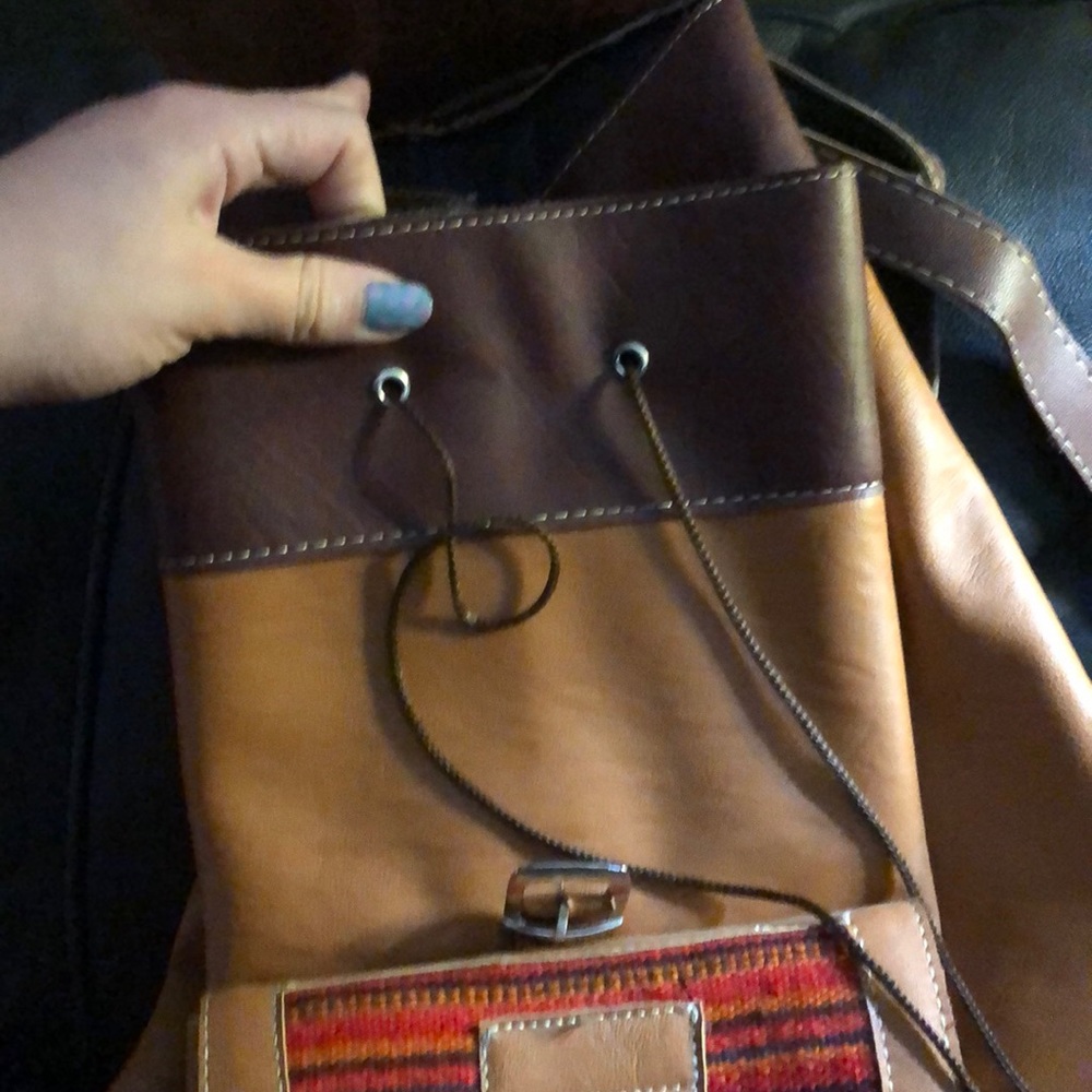 Handmade backpack from Peru - Picture 5 of 7